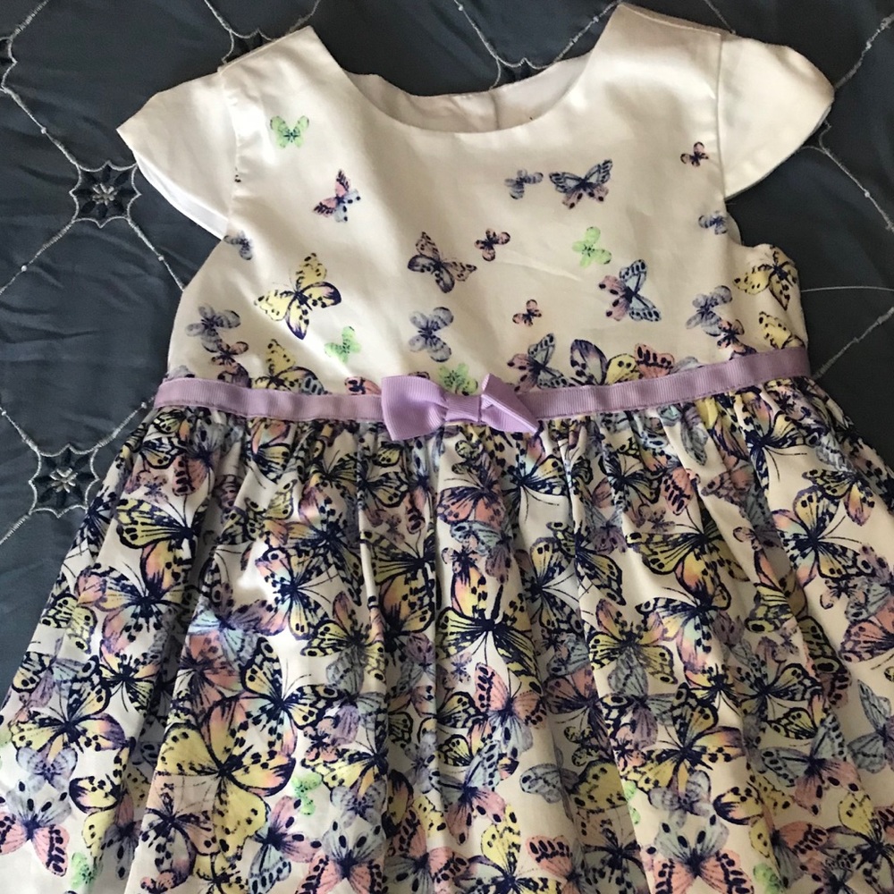 Shrinking Violet Dress Butterfly Print Size 3T
